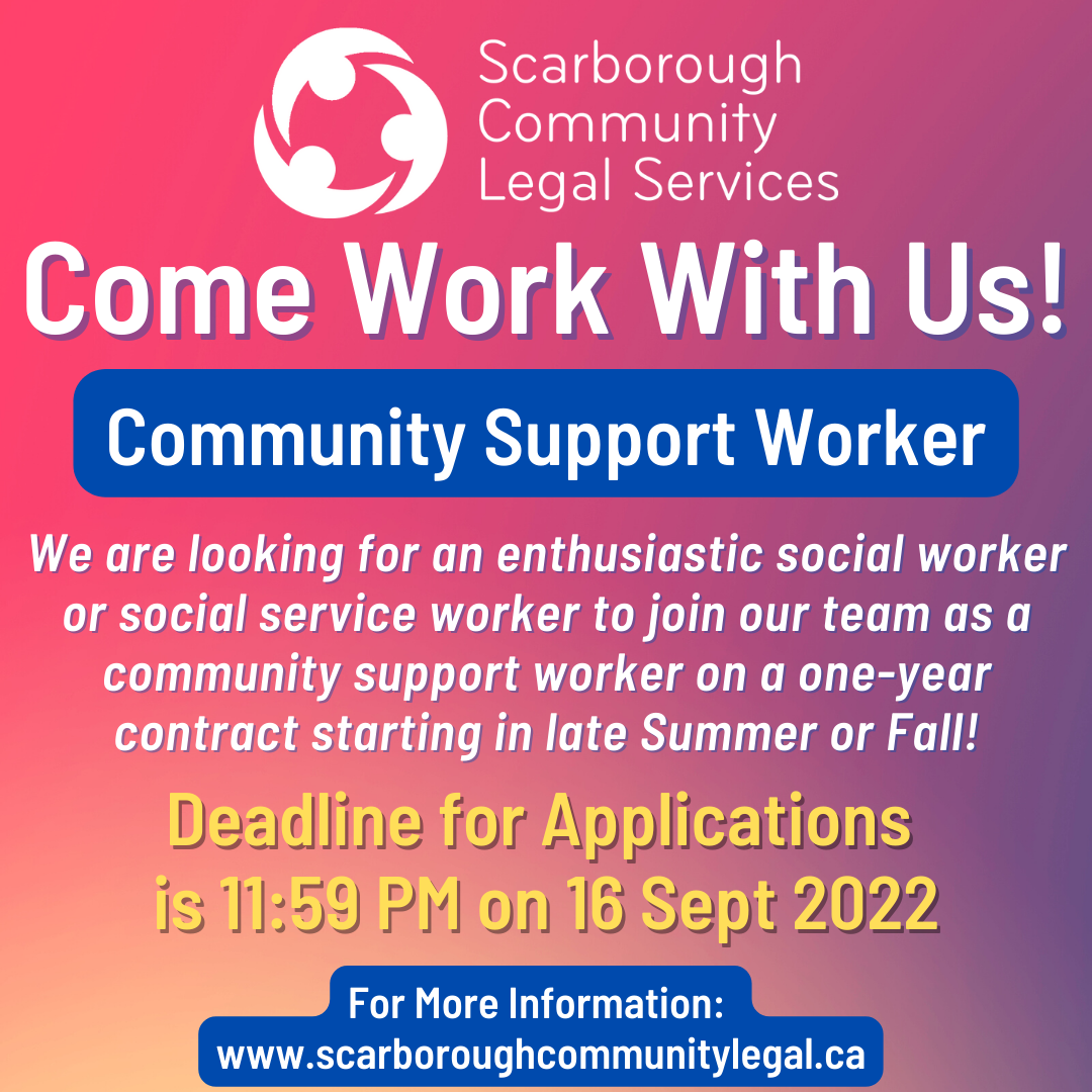 job-posting-community-support-worker-scarborough-community-legal